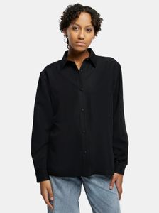 bequemes Urban Classics Damen Polo-Shirt 188 g/m² Schwarz