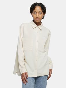 lässiges Urban Classics Damen Polo-Shirt Taschen gefüttert 188 g/m² Beige