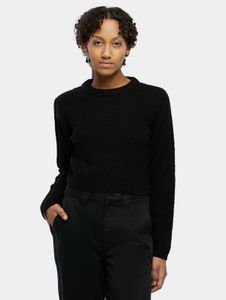 weiches Urban Classics Damen Sweatshirt 5 g/m² Schwarz