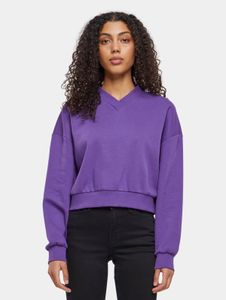 Casual Urban Classics women's oversized fleece sweatshirt, 300 g/m² with cotton, purple