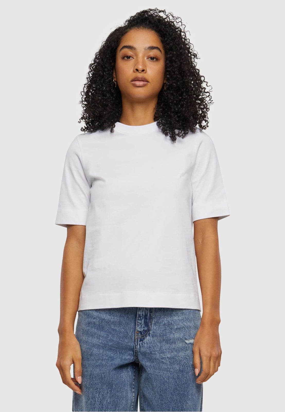 Comfortable Urban Classics women's T-shirt, 240 g/m², cotton, white