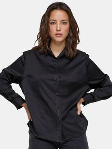 vielseitiges Urban Classics Damen Polo-Shirt Stretch 95 g/m² Schwarz