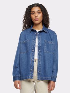 Comoda polo da donna Urban Classics in cotone, blu