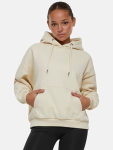 weicher Urban Classics Damen Hoodie Kordelzug Kapuze 500 g/m² mit Baumwolle Beige