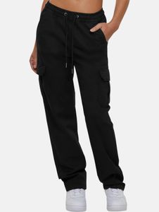 stylische Urban Classics Damen Jeans Stretch Taschen 320 g/m² mit Baumwolle Schwarz