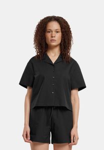 Polo de mujer Casual Urban Classics, 105 g/m², algodón, negro.