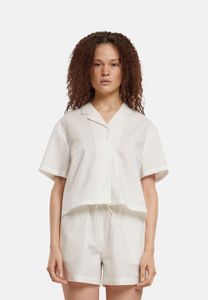 lässiges Urban Classics Damen Polo-Shirt 105 g/m² mit Baumwolle Weiß