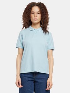 Casual Urban Classics women's polo shirt, 220 g/m², cotton, light blue