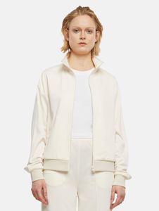 moderne Urban Classics Damen Jacke Reißverschluss Taschen 280 g/m² Ecru-Weiß