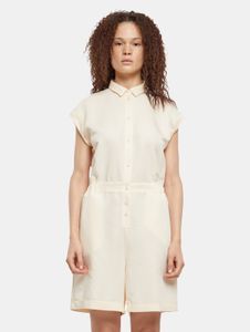 modisches Urban Classics Damen Kleid 188 g/m² Ecru-Weiß