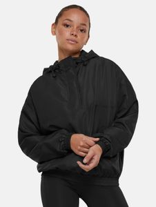 weicher Urban Classics Damen Pullover Taschen Kapuze 83 g/m² Schwarz