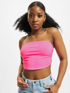 sportliches Urban Classics Damen T-Shirt Stretch 180 g/m² mit Baumwolle Pink