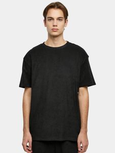 sportliches Urban Classics Herren T-Shirt Oversize 250 g/m² mit Baumwolle Schwarz