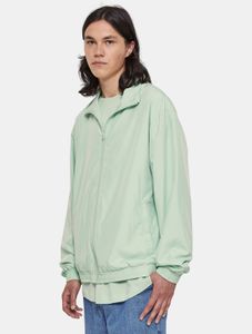 Giacca da uomo Simple Urban Classics con cerniere e tasche, 78 g/m², verde pastello