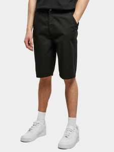 Pantaloncini da uomo Urban Classics leggeri con tasche con zip, 320 g/m² di cotone, neri