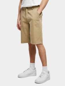 leichte Urban Classics Herren Shorts Reißverschluss 320 g/m² mit Baumwolle Beige