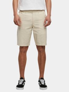 lässige Urban Classics Herren Shorts Reißverschluss 180 g/m² Beige