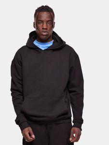 moderner Urban Classics Herren Hoodie große Kapuze Kapuze 300 g/m² mit Baumwolle Schwarz