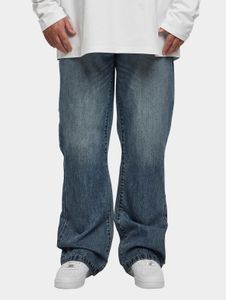 bequeme URBAN CLASSICS Herren Jeans Taschen Denim mit Baumwolle Blau