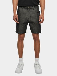 sommerliche Urban Classics Herren Shorts Taschen gesteppt mit Baumwolle Schwarz