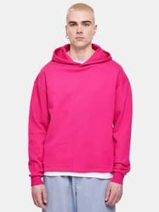 bequemer URBAN CLASSICS Herren Hoodie Taschen Kapuze 300 g/m² mit Baumwolle Pink