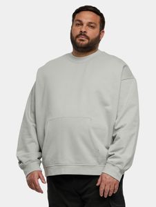 weiches URBAN CLASSICS Herren Sweatshirt 300 g/m² mit Baumwolle Grau