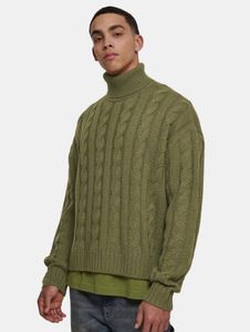 bequemes Urban Classics Herren Sweatshirt 3 g/m² Oliv-Grün