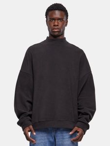 lässiges Urban Classics Herren Sweatshirt Oversize Fleece 230 g/m² Schwarz