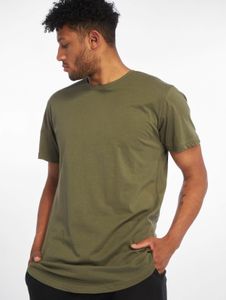 T-shirt sportiva da uomo Urban Classics, 140 g/m² in cotone color kaki