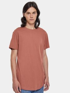 Camiseta oversize para hombre de Casual Urban Classics, 140 g/m², algodón, color naranja terracota.