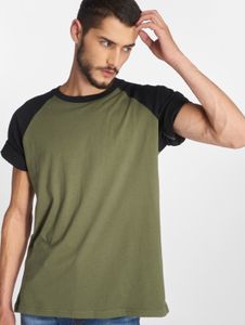 sportliches URBAN CLASSICS Herren T-Shirt 140 g/m² mit Baumwolle Grün