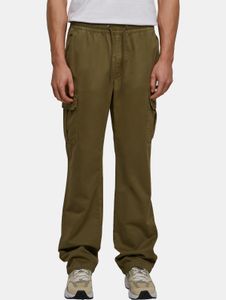 Jeans da uomo casual Urban Classics con tasche, 320 g/m², cotone, verde oliva