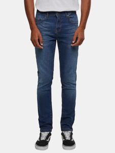 moderne Urban Classics Herren Jeans Slim Fit Stretch mit Baumwolle Blau