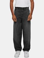 Lässige URBAN CLASSICS Herren Jeans im Loose Fit mit weitem Bein Baumwolle Baggy Denim Hose Schwarz/Grau