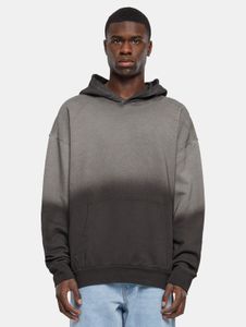 moderner URBAN CLASSICS Herren Hoodie Rippbündchen 300 g/m² mit Baumwolle Schwarz