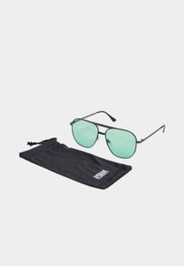 modische Urban Classics Herren Sonnenbrille Grau/Grün