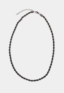modernes Urban Classics Unisex Kette Ketten-Detail 51.6 g/m² Anthrazit-Meliert
