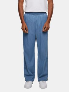bequeme Urban Classics Herren Jeans Straight Fit Oversize 140 g/m² mit Baumwolle Blau