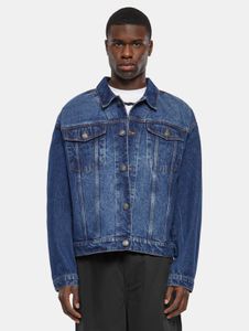 funktionale URBAN CLASSICS Herren Jacke mit Baumwolle Blau