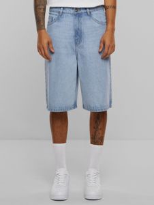 Short en jean pour homme, confortable et classique, en coton bleu