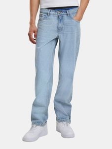 stylische URBAN CLASSICS Herren Jeans Straight Fit mit Baumwolle Blau