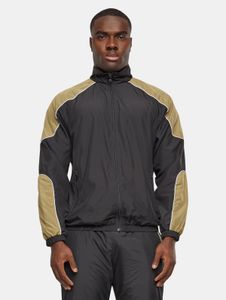 schlichte Urban Classics Herren Jacke Reißverschluss Taschen 68 g/m² Schwarz