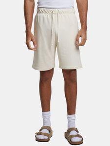 bequeme Urban Classics Herren Shorts 280 g/m² mit Baumwolle Ecru-Weiß