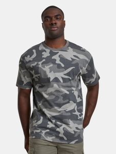 bequemes Urban Classics Herren T-Shirt Oversize 240 g/m² mit Baumwolle Camouflage