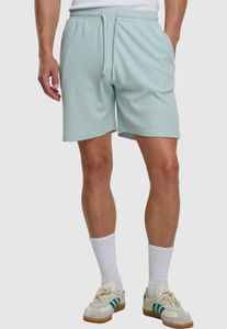 lässige Urban Classics Herren Shorts Kordelzug 200 g/m² mit Baumwolle Pastell-Grün