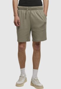 lässige Urban Classics Herren Shorts Kordelzug 200 g/m² mit Baumwolle Grün