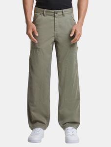 Jeans da uomo casual Urban Classics con tasche con zip, in cotone, verdi