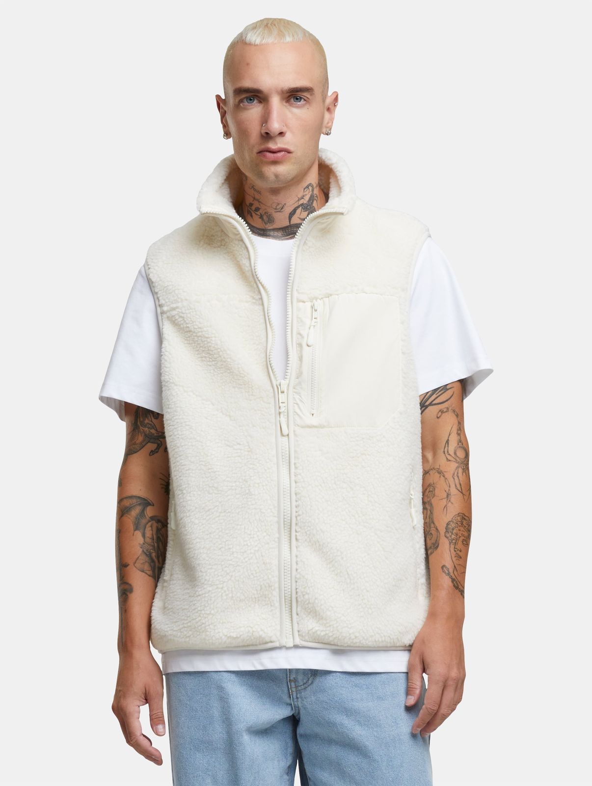 Urban Classics Herren Jacke Ecru-Weiß 330 g/m²