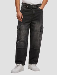 moderne Urban Classics Herren Jeans Reißverschluss Taschen mit Baumwolle Schwarz