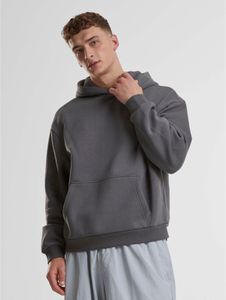 Sudadera con capucha para hombre Modern URBAN CLASSICS, 330 g/m², algodón, gris.